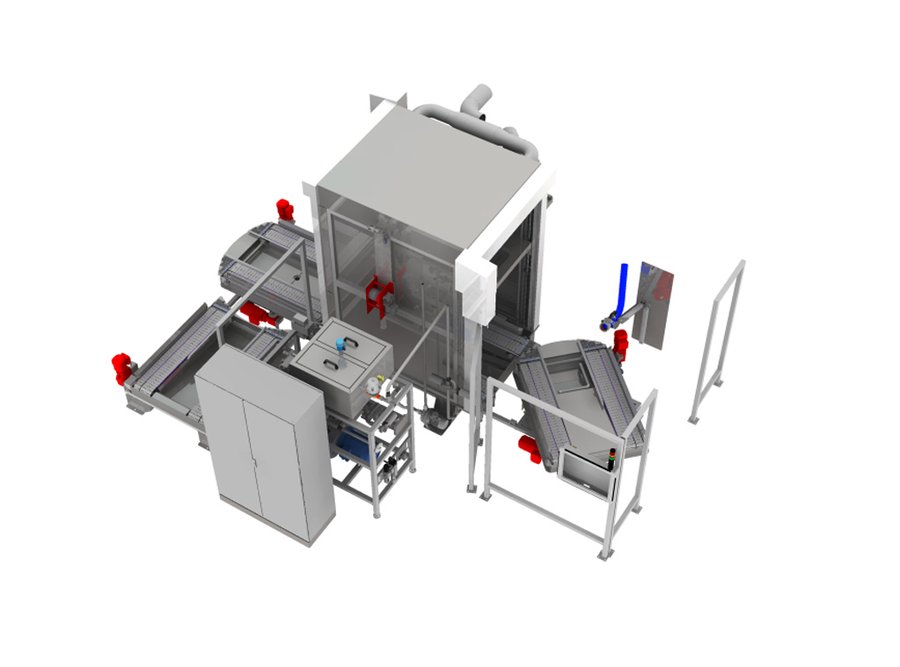 Automatische Container-Reinigungsanlage